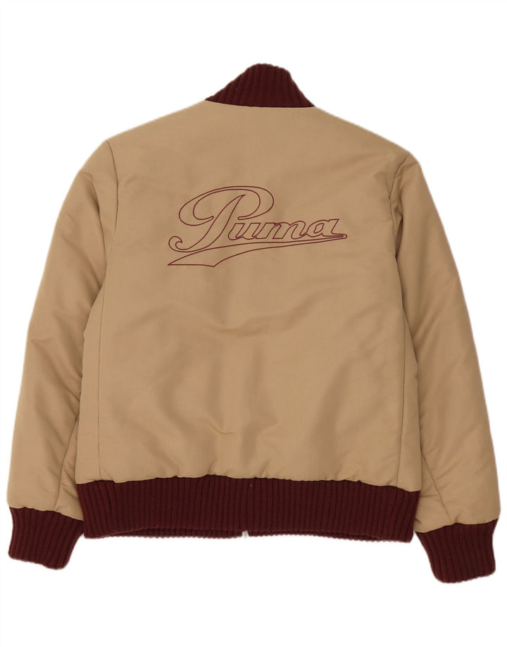 Giacca bomber grafica da donna Puma UK 16 Large Beige Colourblock Poliestere