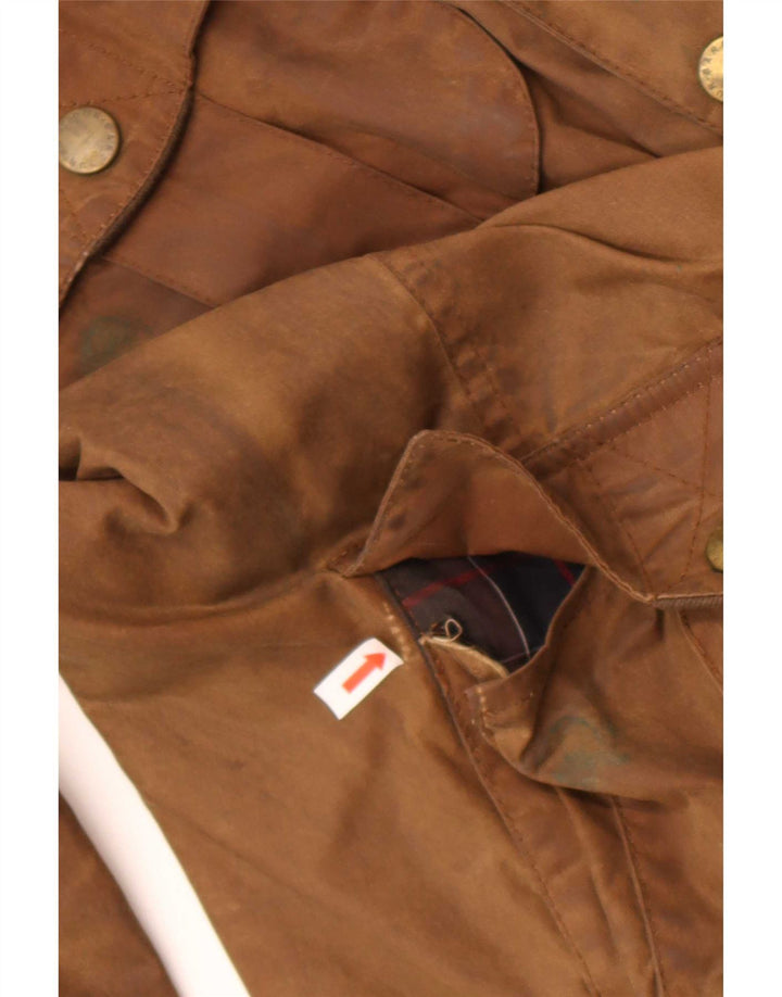 Giacca da uomo in cotone cerato Barbour UK 38 Marrone medio