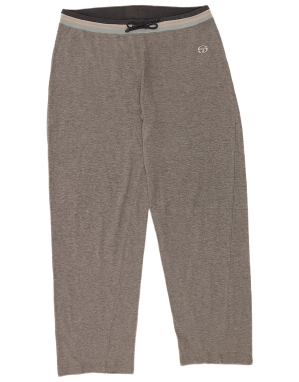 Pantaloni della tuta da donna Sergio Tacchini UK 18 XL Cotone grigio