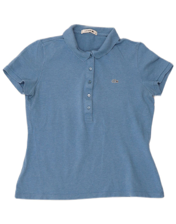 Polo da donna a maniche corte vestibilità regolare Lacoste taglia 40 blu medio