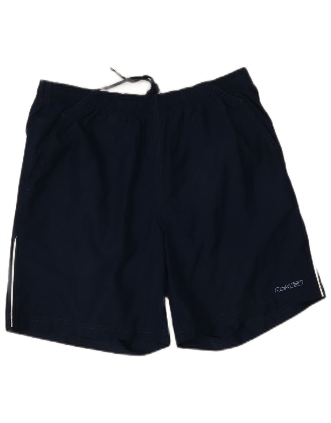Pantaloncini sportivi da uomo Reebok medio blu navy in poliestere