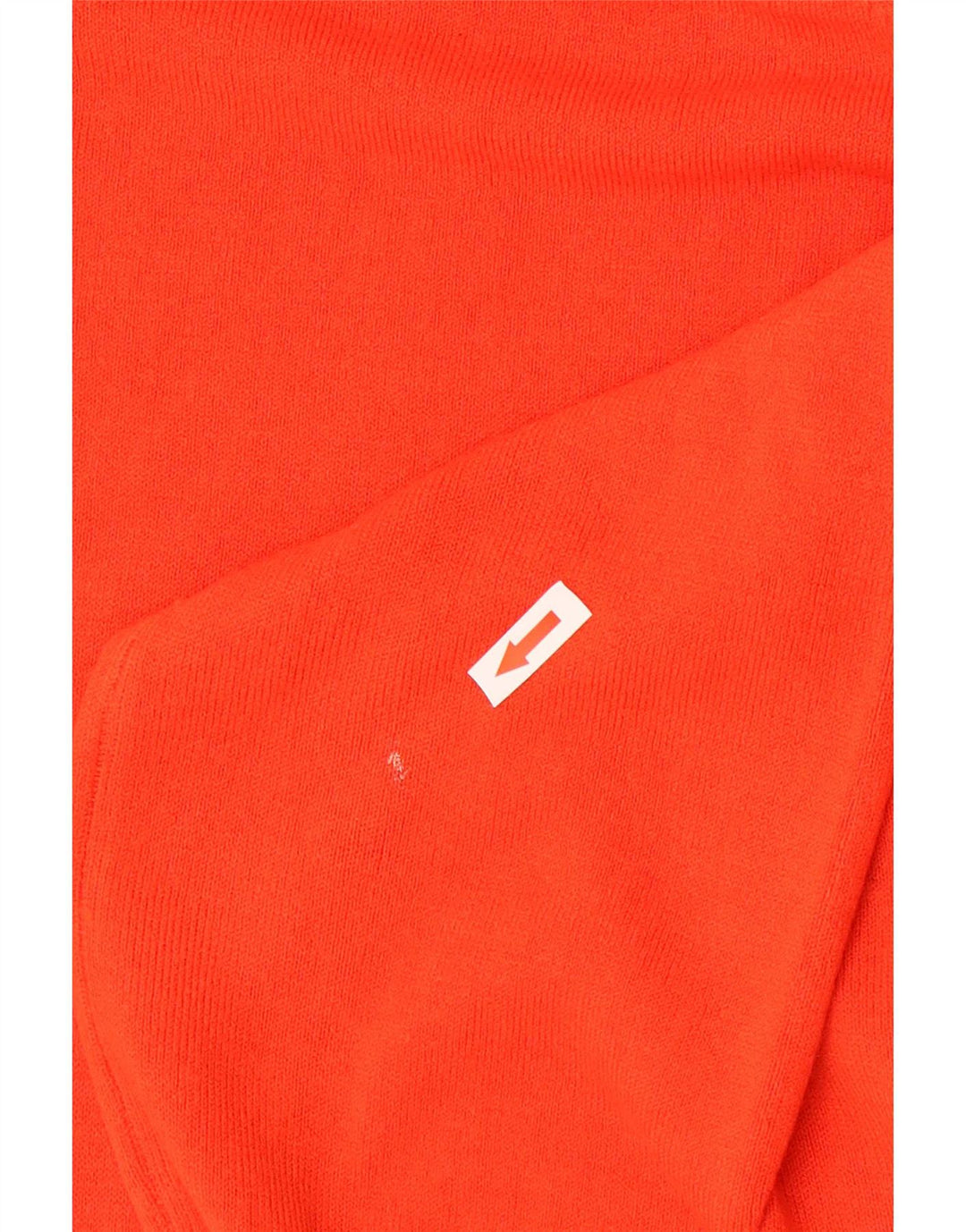 Maglione maglione a collo alto da donna Marks & Spencer UK 10 piccolo acrilico rosso