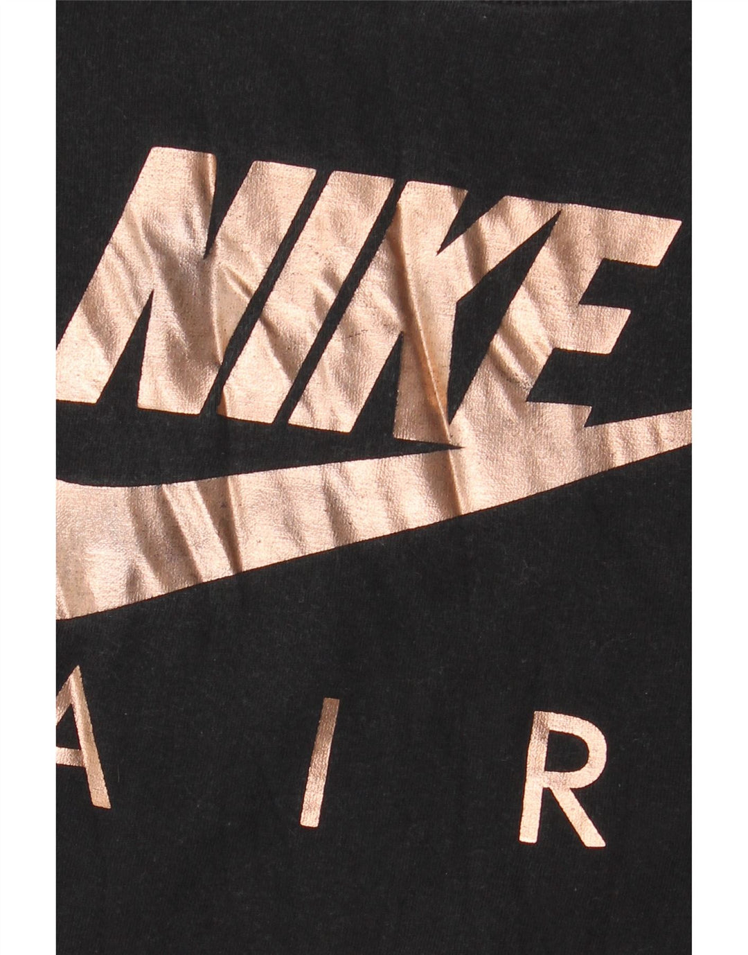 T-shirt grafica oversize da donna NIKE Top UK 10 piccola nera