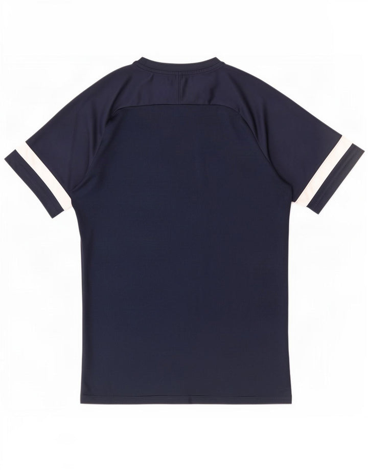 T-shirt Nike Dri Fit da uomo, taglia grande, in poliestere color block blu navy