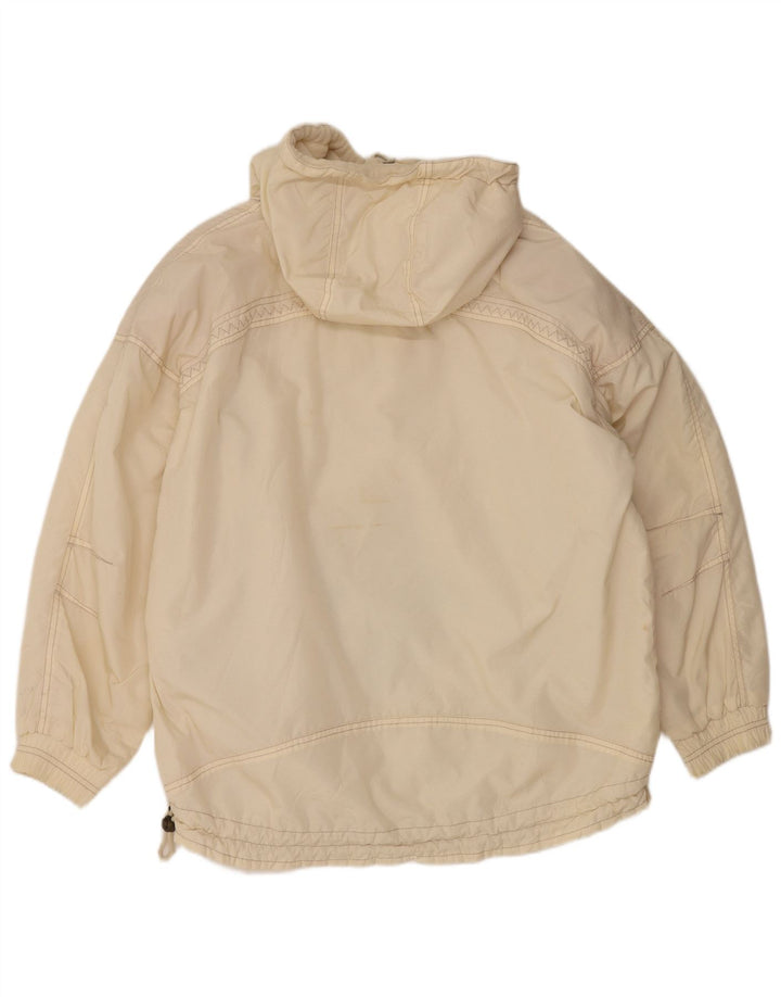 Giacca anorak da donna con cappuccio Silvy EU 38 medio bianco sporco Paisley
