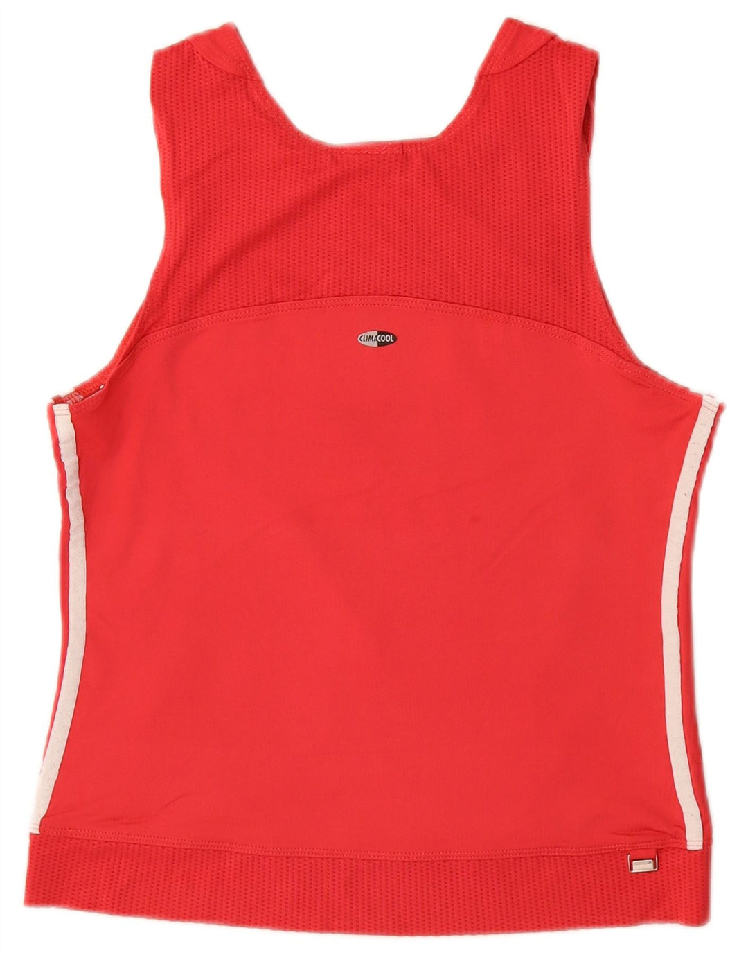 Canotta corta Adidas da donna Climacool UK 14 rosso medio in poliammide