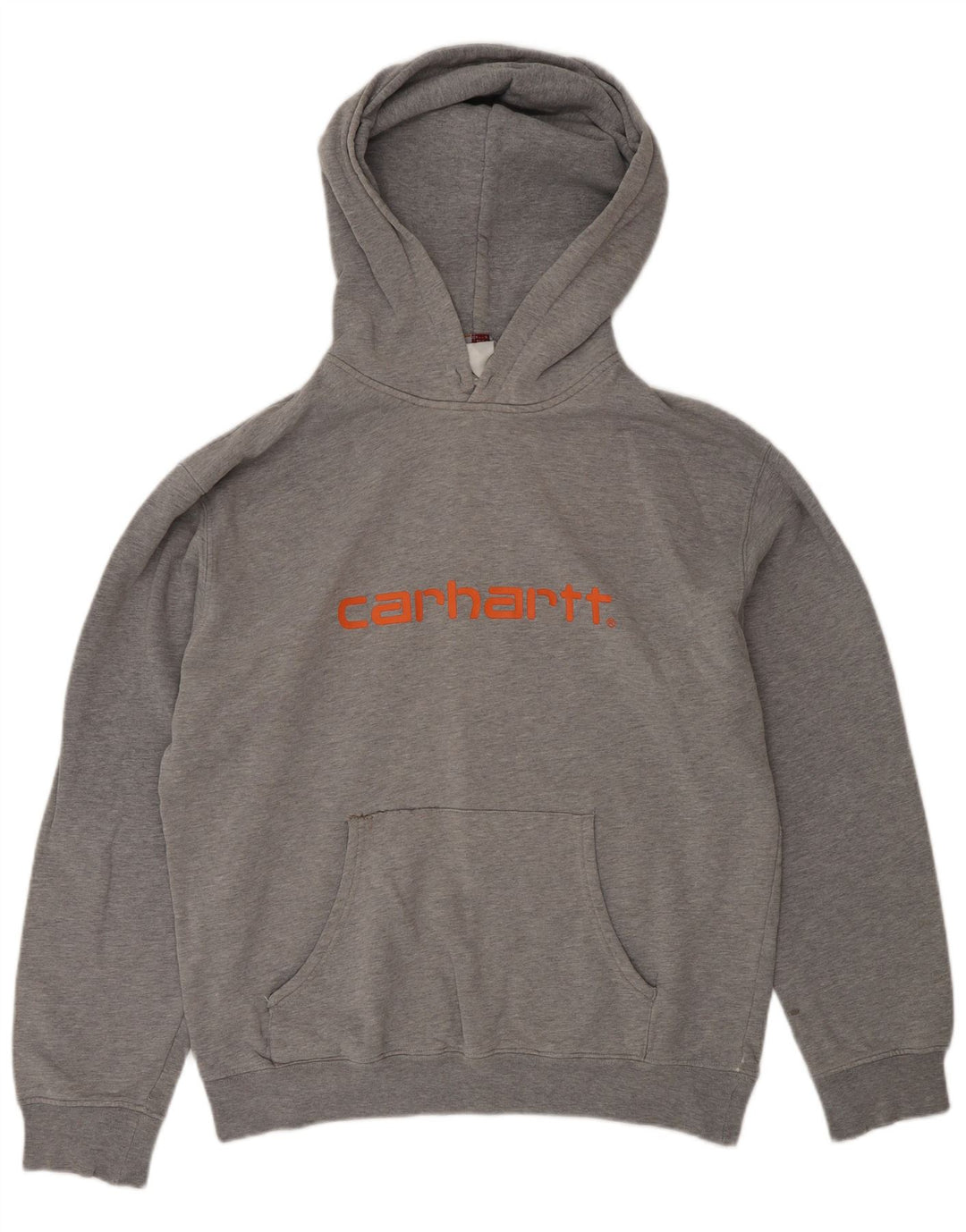 Maglione con cappuccio grafico da uomo Carhartt grande grigio