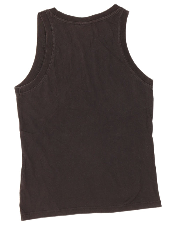 ADIDAS Mens Graphic Vest Top Small Black Cotton