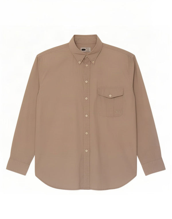 Camicia Fila Uomo Cotone Beige Medio