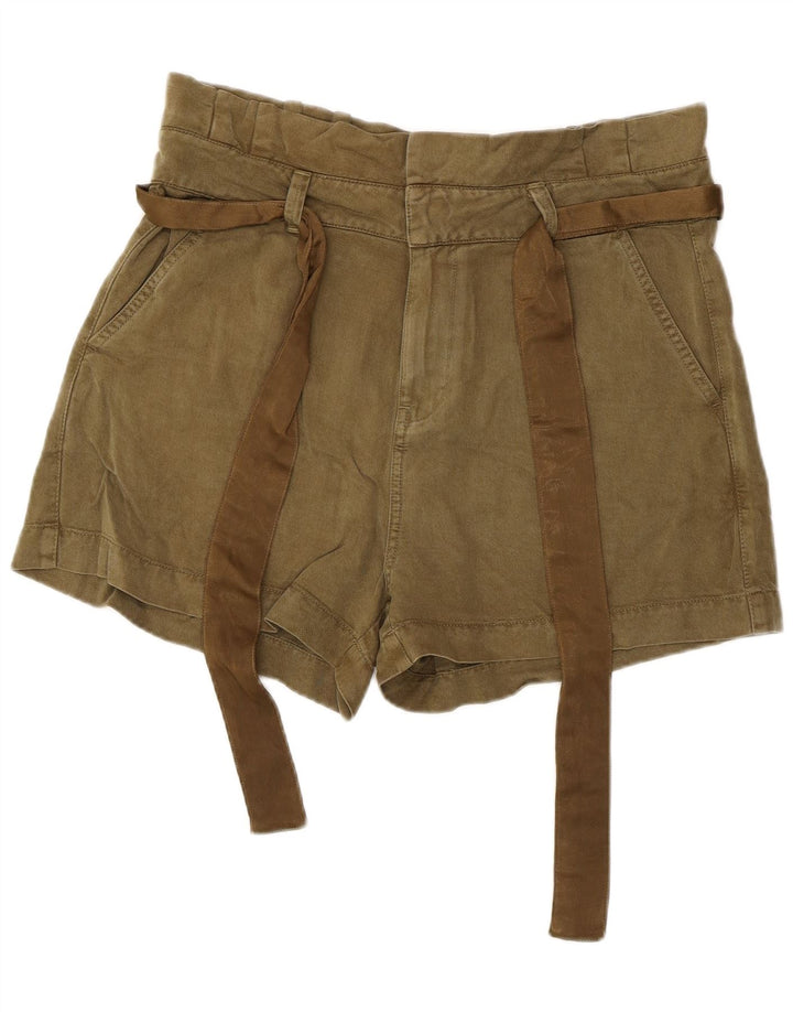 Guess Pantaloni caldi a vita alta da donna grandi W34 kaki