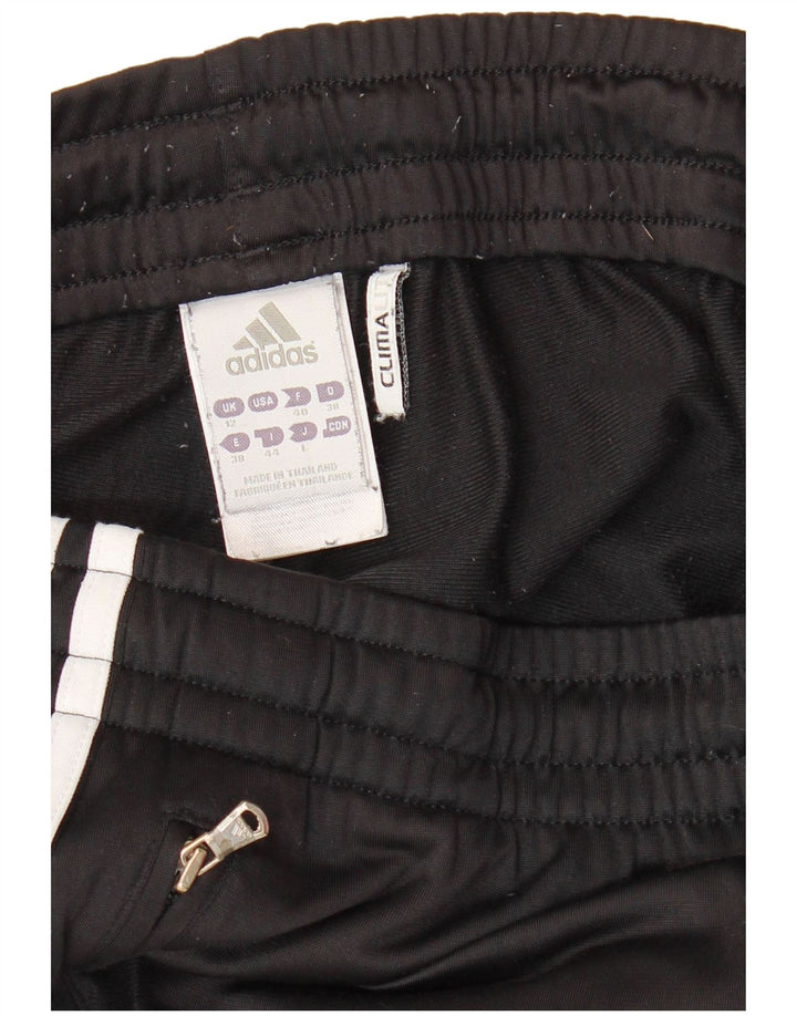 Pantaloni da tuta ADIDAS Climalite da donna UK 12 medio poliestere nero