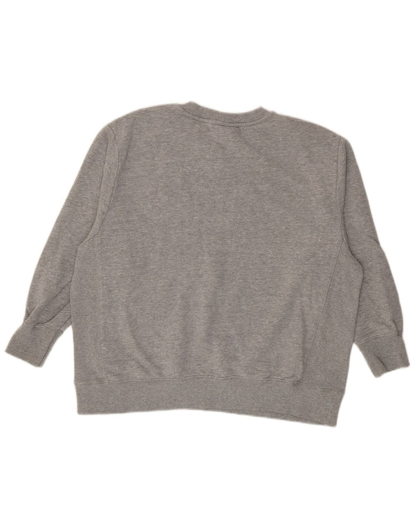 Felpa oversize grafica Zara da donna Harvard, maglione UK 10 piccolo grigio