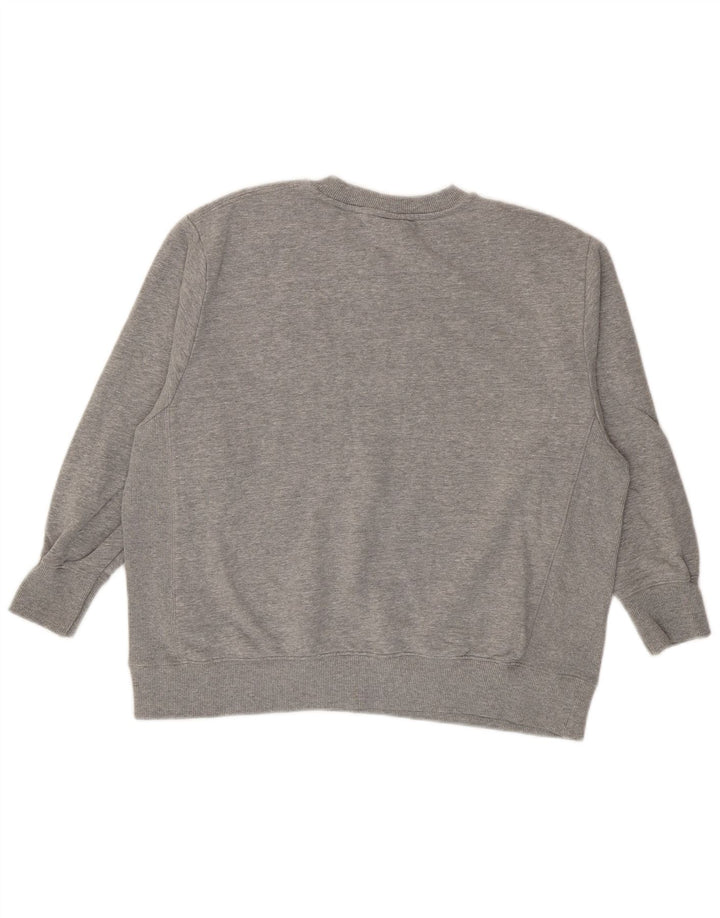 Felpa oversize grafica Zara da donna Harvard, maglione UK 10 piccolo grigio
