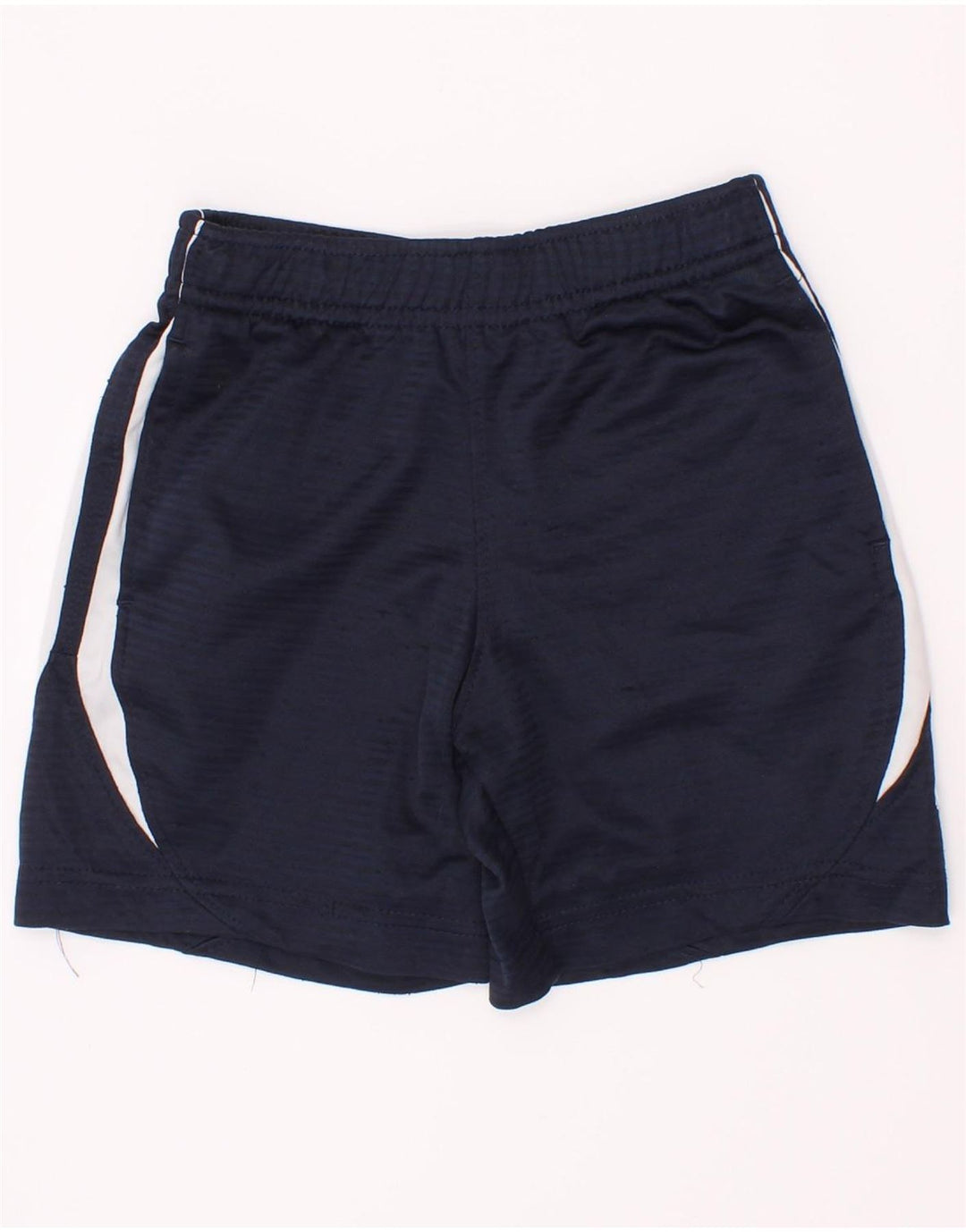 Pantaloncini sportivi Nike da ragazzo 3-4 anni in poliestere color block blu navy