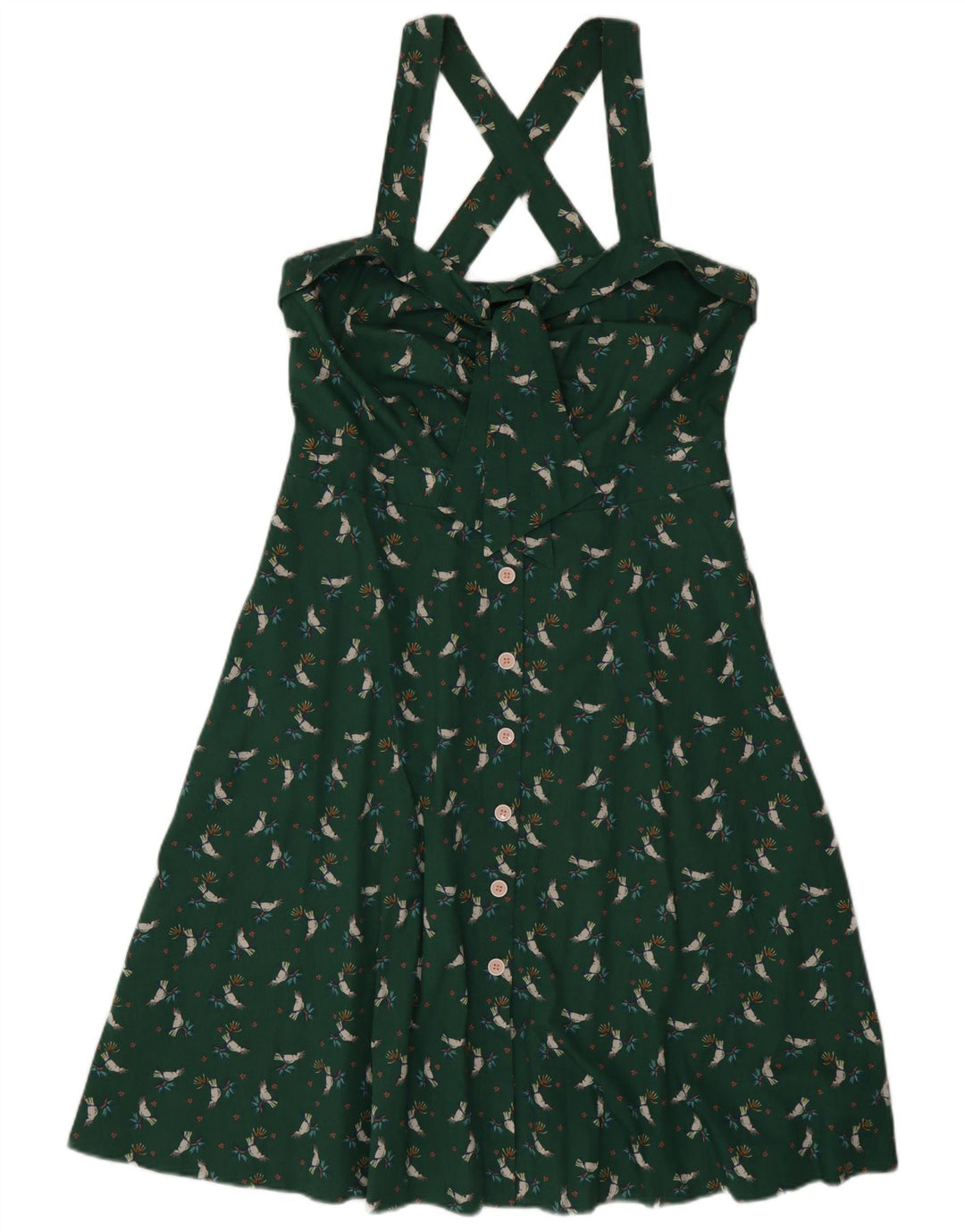 Abito Halter da donna EDC IT 42 Cotone floreale verde medio