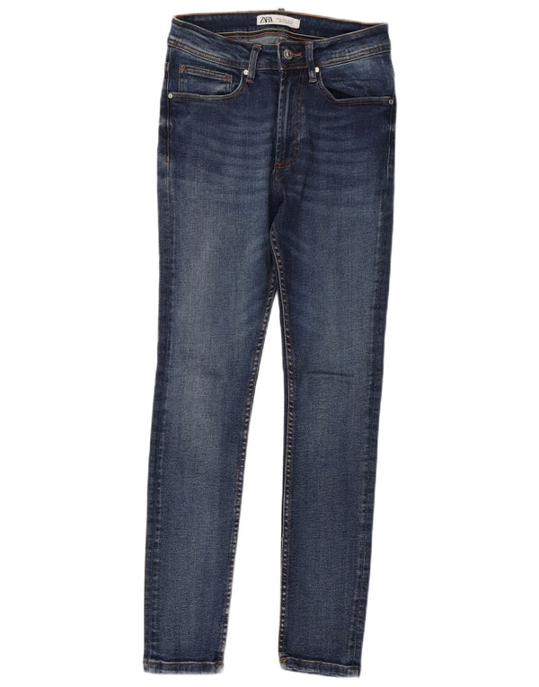 Jeans skinny da uomo Zara EU 36 XS W28 L29 Cotone blu