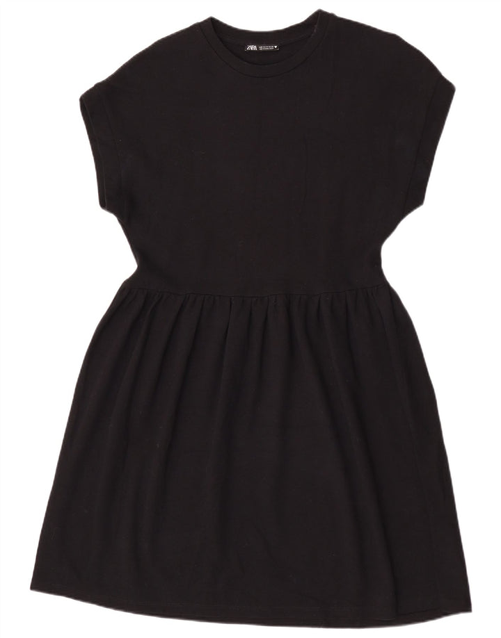 Abito a trapezio da donna Zara UK 12 medio nero