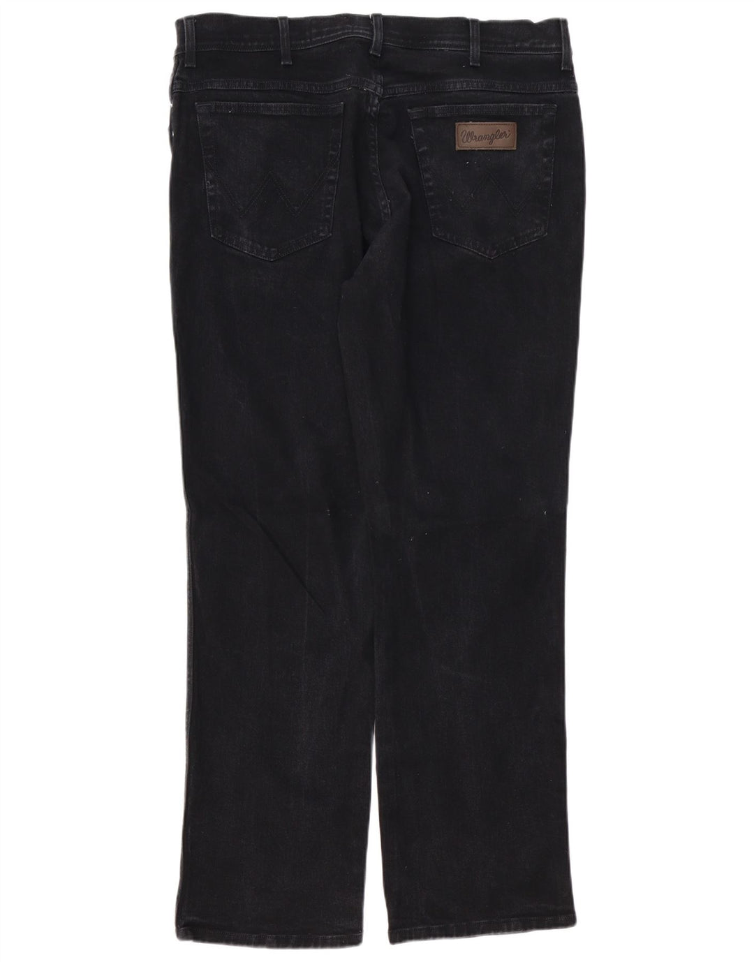 Jeans dritti da uomo Texas WRANGLER W38 L32 cotone nero
