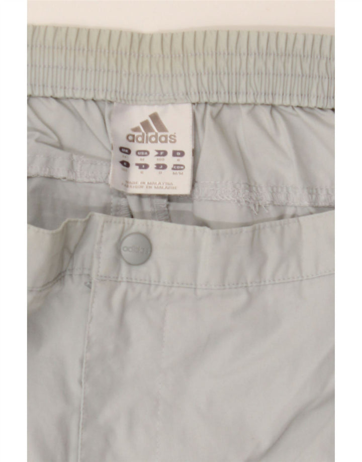 Pantaloni da tuta ADIDAS da uomo con grafica Capri in poliestere grigio medio