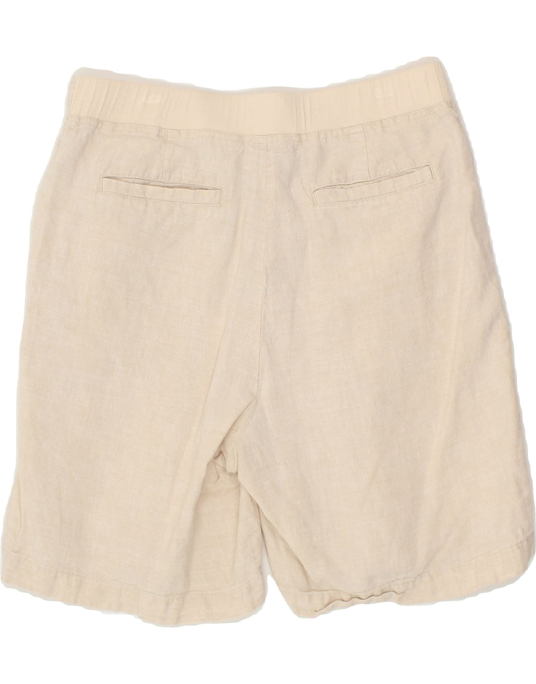 ORVIS Womens Chino Shorts US 10 Medium W28  Beige Linen Vintage Orvis and Second-Hand Orvis from Messina Hembry 