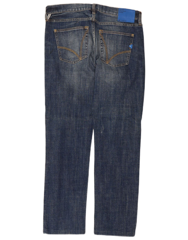 Jeans dritti da uomo Adidas W32 L29 cotone blu