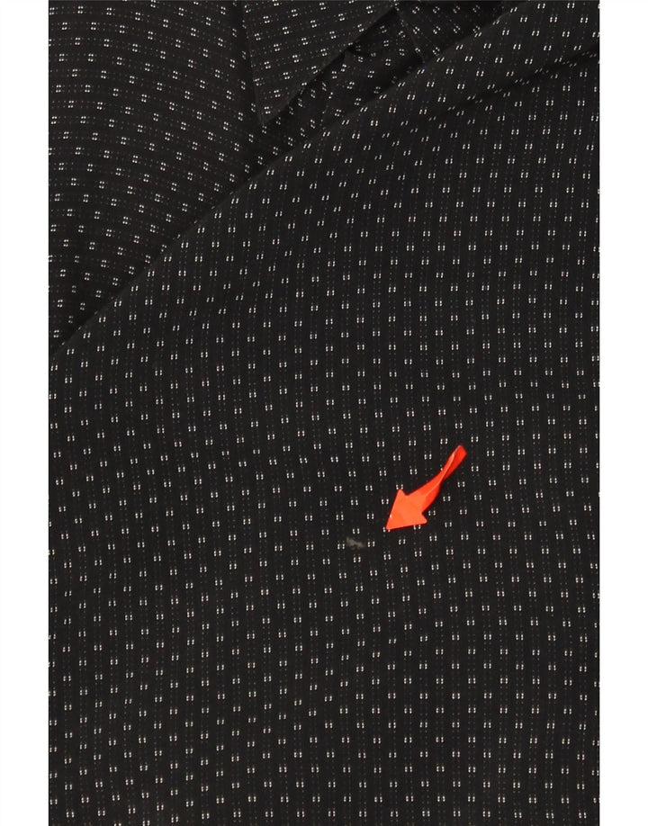 Camicia Tipo' S Uomo XL Viscosa Maculata Nera