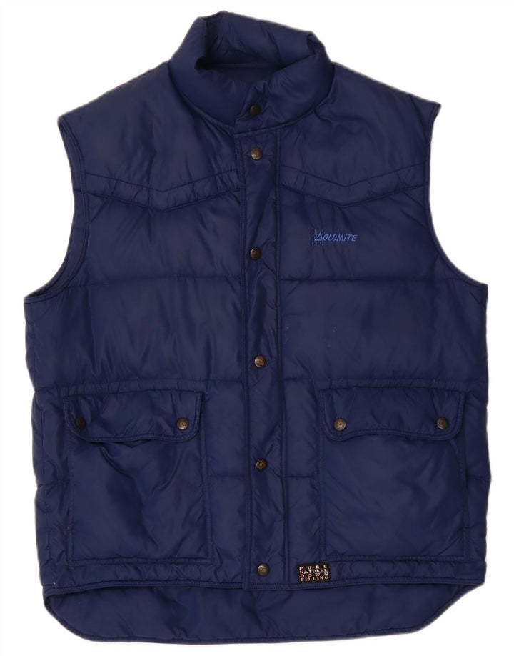 Gilet imbottito da uomo Dolomite UK 38 medio poliestere blu navy