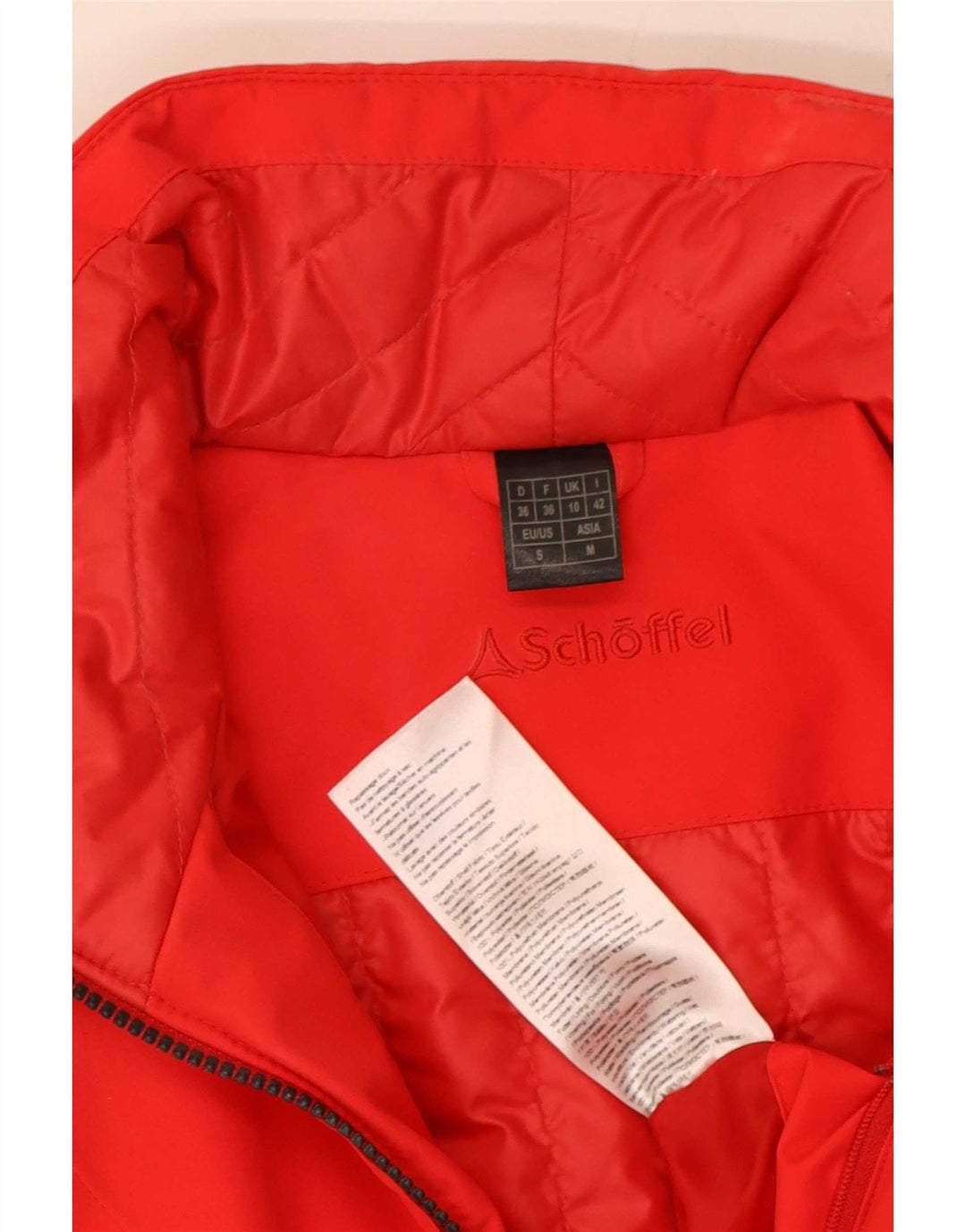 Giubbotto bomber da donna Schoffel UK 10 piccolo poliestere rosso