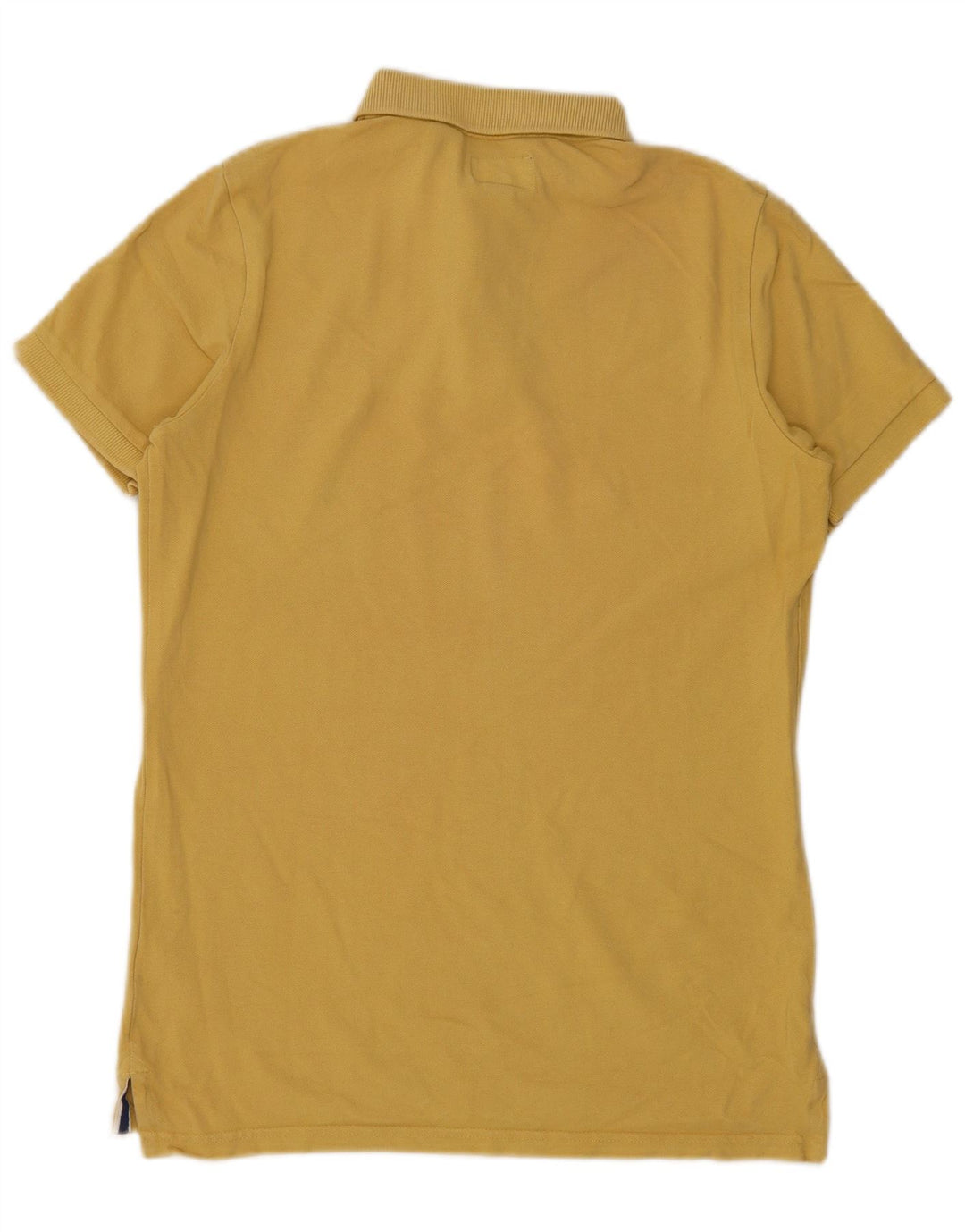 Polo da uomo Superdry in cotone giallo medio