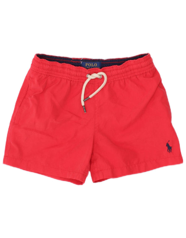 Pantaloncini da bagno per ragazzi Polo Ralph Lauren 3-4 anni rossi
