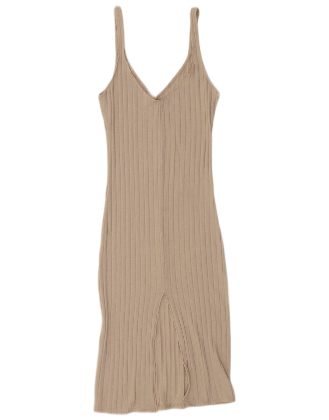 Abito sottoveste Zara da donna UK 10 piccolo in viscosa beige