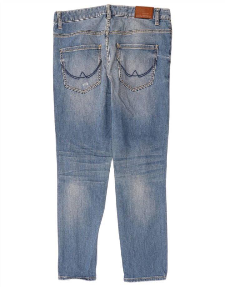 Jeans slim da donna Riley Distressed Superdry W28 L26 cotone blu