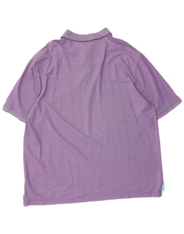 Polo alta da uomo IZOD 2XL in cotone viola