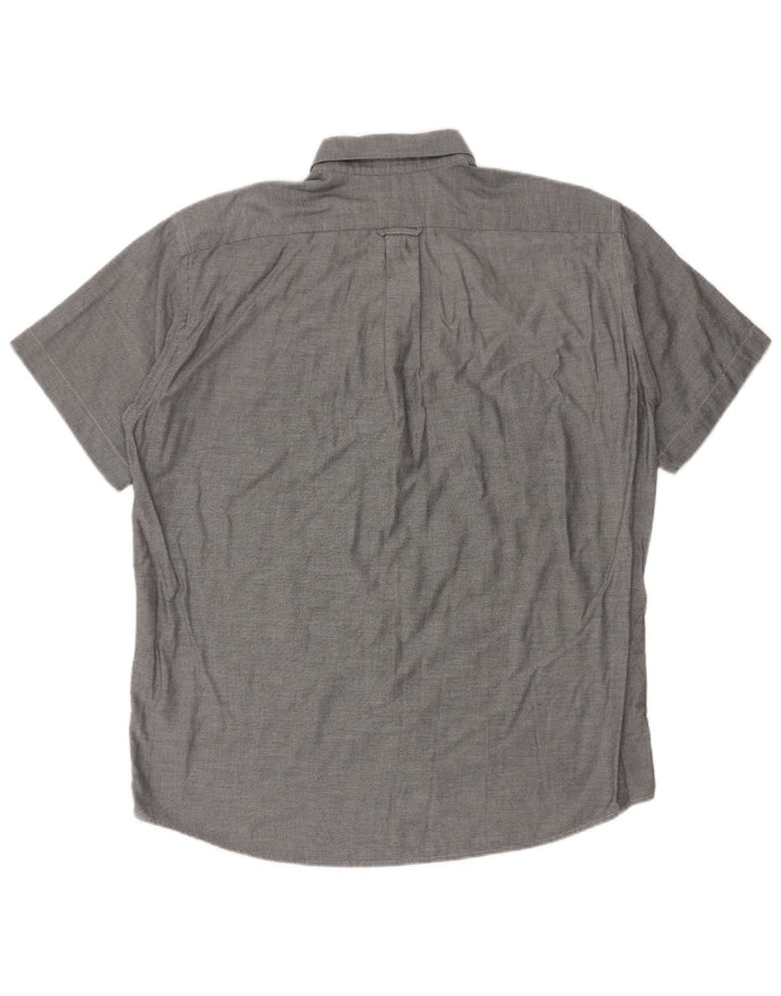 Camicia a maniche corte da uomo Lacoste taglia 41 grande grigio screziato
