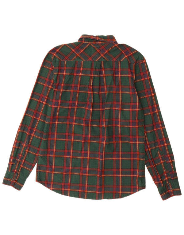 Camicia Levi's da uomo in cotone a quadri piccoli verdi