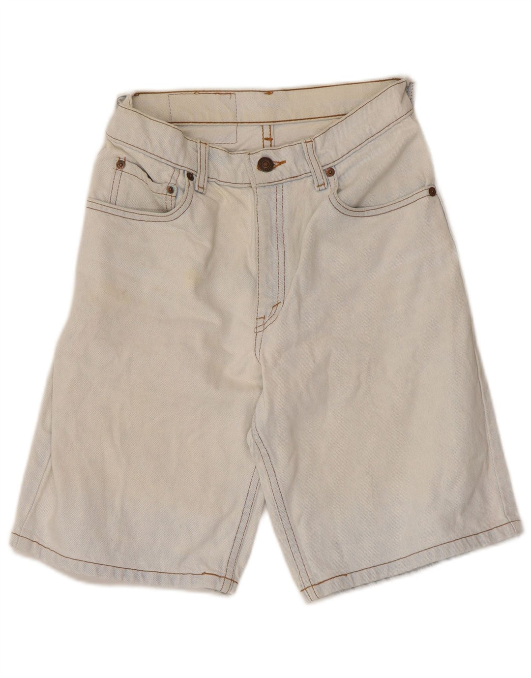 Pantaloncini di jeans Levi's 550 da donna US 5 piccoli W25 cotone blu