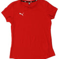 PUMA Womens T-Shirt Top UK 12 Medium Red Cotton Vintage Puma and Second-Hand Puma from Messina Hembry 