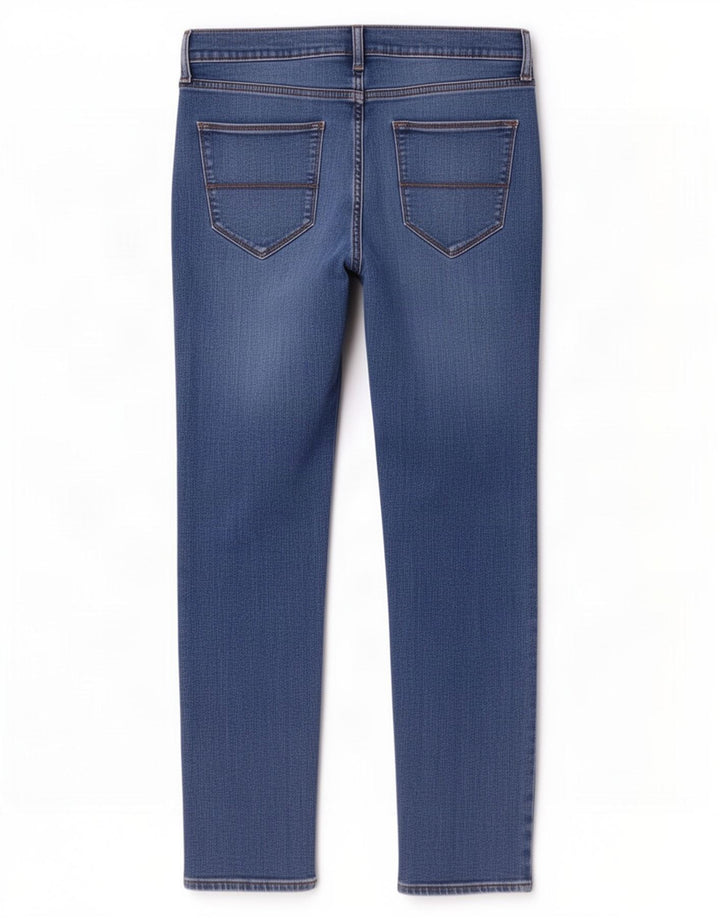 Jeans slim da uomo Marks & Spencer W34 L31 cotone blu