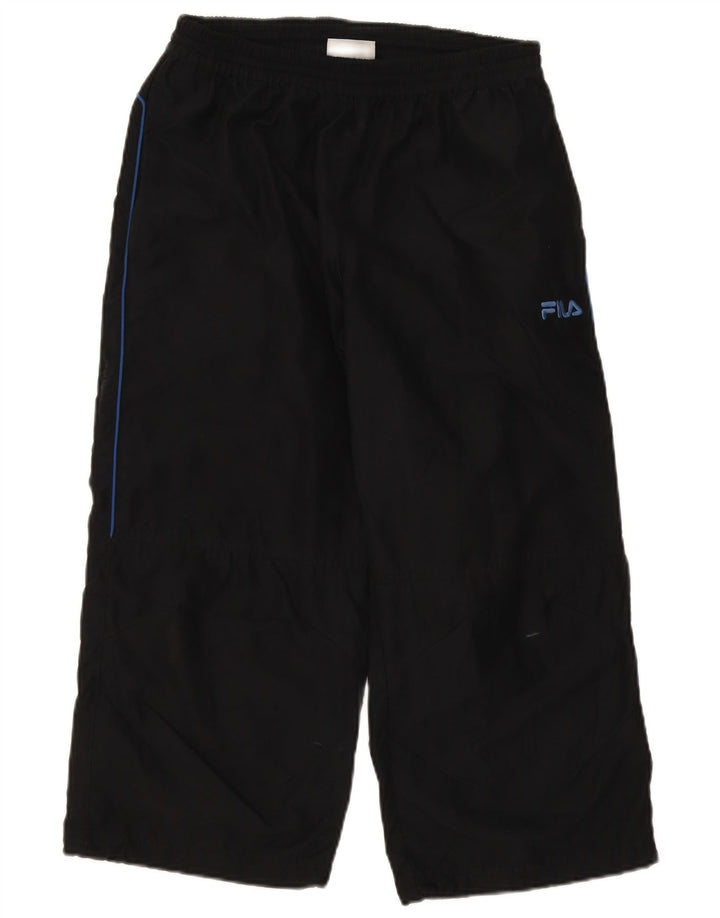 Pantaloni da tuta Fila da donna Capri UK 14 Large Nero Poliestere