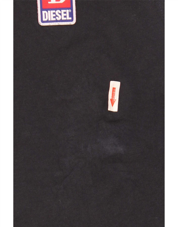 T-shirt da uomo Diesel Top Large in cotone blu navy
