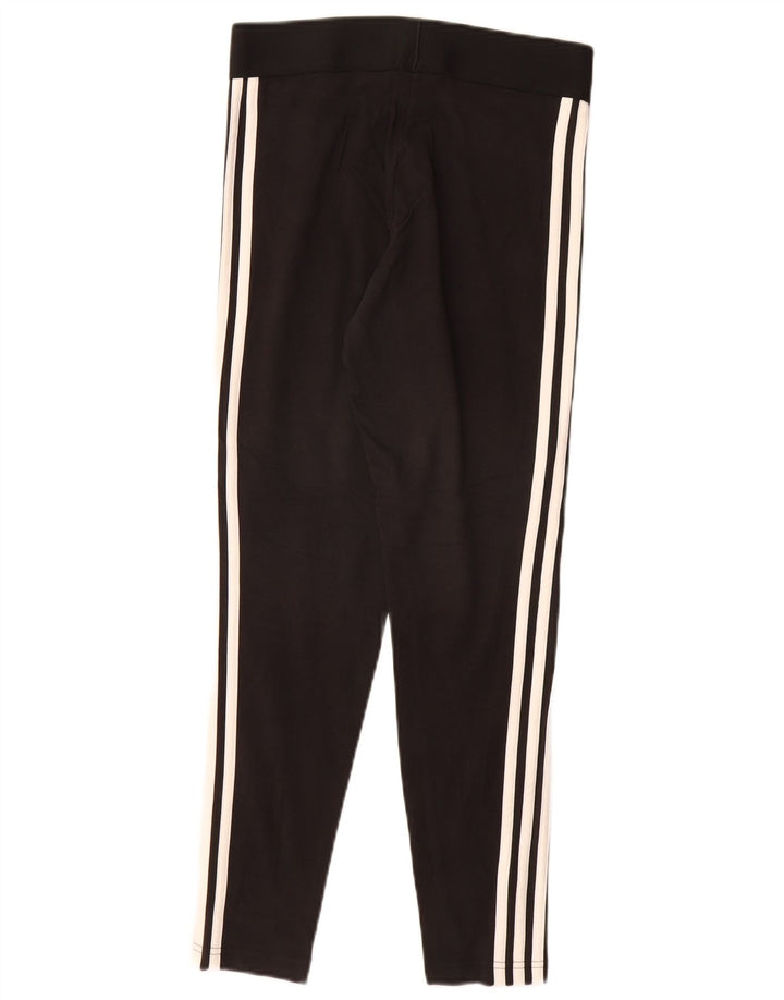 Leggings da donna ADIDAS UK 8/10 piccolo cotone nero