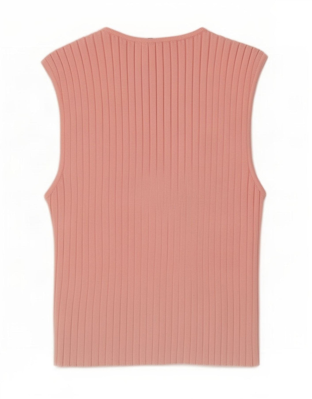 Canotta corta da donna Zara UK 12 Poliestere rosa medio