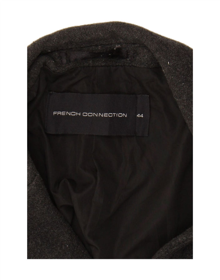 FRENCH CONNECTION Mens Overcoat UK 44 2XL Grey Wool Vintage French Connection and Second-Hand French Connection from Messina Hembry 