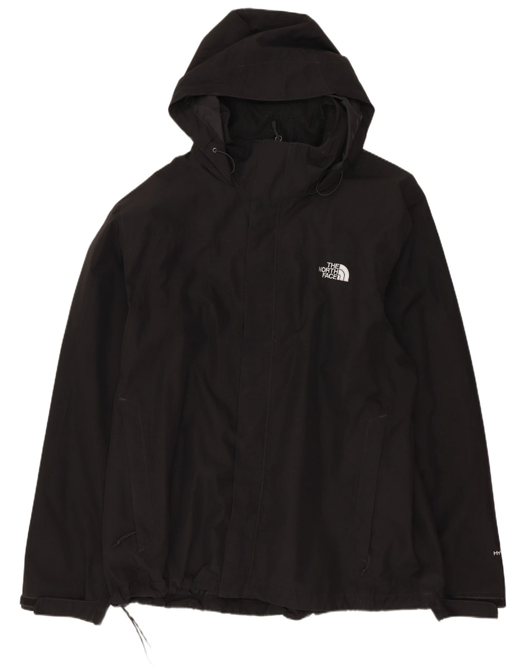 Giacca antipioggia da uomo The North Face Hyvent Graphic con cappuccio UK 42 XL Nera