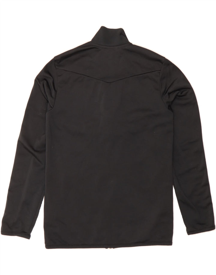 ADIDAS Boys Tracksuit Top Jacket 11-12 Years Black Polyester Vintage Adidas and Second-Hand Adidas from Messina Hembry 