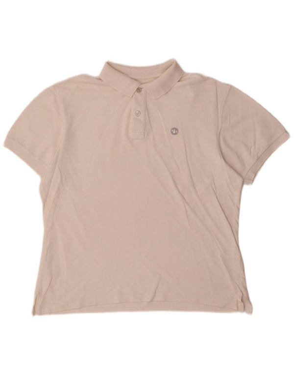 Polo da donna Murphy & Nye UK 16 grande cotone bianco