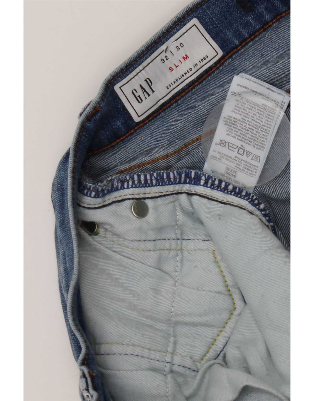 Jeans slim da donna Gap W32 L30 cotone blu