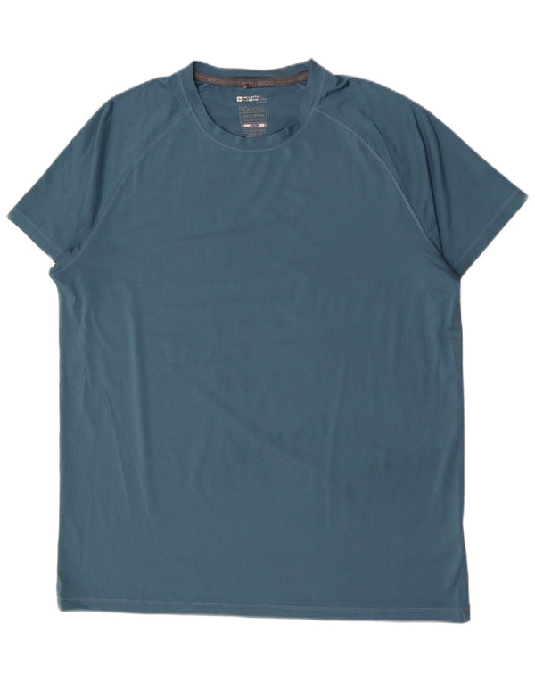 T-shirt da uomo Mountain Warehouse Top XL blu in poliestere