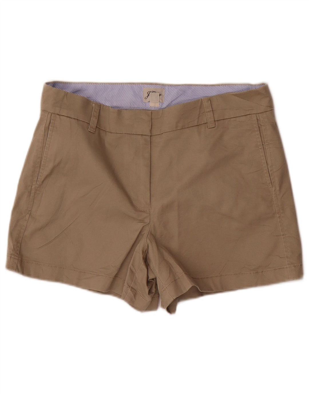 Pantaloncini chino da donna J. CREW US 8 Large W32 Cotone Beige
