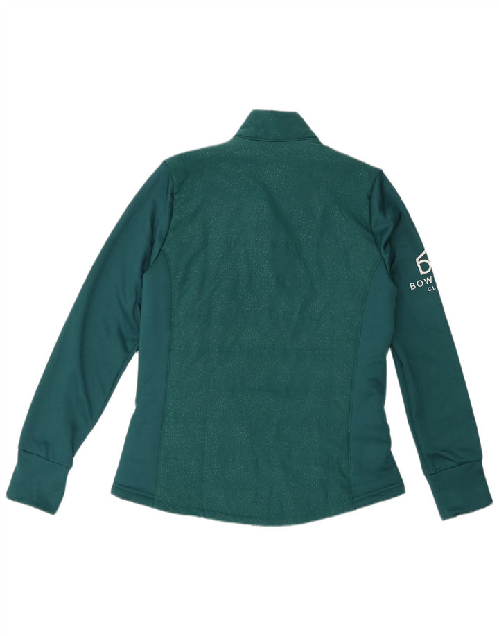 Giacca da ginnastica grafica da uomo Adidas piccola in poliestere verde